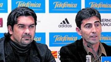 <b>PRESENTACIÓN. </b>Poschner fue el encargado de presentar ayer a Gay.