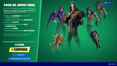 Fortnite: Pack Juicio Final ya disponible; precio y contenidos