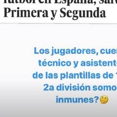 Carvajal se queja: "¿Las plantillas de 1ª y 2ª somos inmunes?