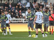 Momento del gol de Bassinga.