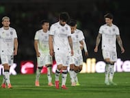 Francisco Venegas of Queretaro during the 17th round match between FC Juarez and Queretaro as part of the Liga BBVA MX, Torneo Apertura 2025 at Olimpico Benito Juarez Stadium, on November 07, 2025 in Ciudad Juarez, Chihuahua, Mexico.