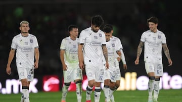 Francisco Venegas of Queretaro during the 17th round match between FC Juarez and Queretaro as part of the Liga BBVA MX, Torneo Apertura 2025 at Olimpico Benito Juarez Stadium, on November 07, 2025 in Ciudad Juarez, Chihuahua, Mexico.