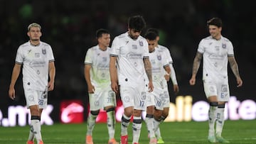 Francisco Venegas of Queretaro during the 17th round match between FC Juarez and Queretaro as part of the Liga BBVA MX, Torneo Apertura 2025 at Olimpico Benito Juarez Stadium, on November 07, 2025 in Ciudad Juarez, Chihuahua, Mexico.