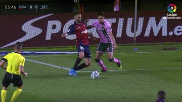 Resumen y goles del Osasuna-Betis de la jornada 5