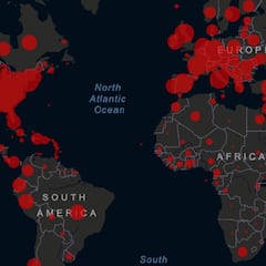 Mapa del coronavirus en el mundo, en tiempo real, 23 de abril: casos y muertos