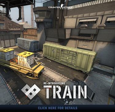 CS:GO renueva Train, uno de sus mapas más emblemáticos