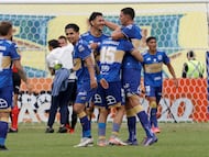 Futbol, Everton vs Deportes Limache
Sexta fecha, campeonato nacional
Los jugadores de Everton celebran después de el partido de primera division realizado en el Estadio Sausalito de Viña del Mar, Chile.
07/03/2026
Martin Thomas/Photosport
Football, Everton vs Deportes Limache
Sixth turn National Championship 2026.
Everton’s player celebrates after the first division match held at the Sausalito stadium in Vina Del Mar Chile.
07/03/2026
Martin Thomas/Photosport