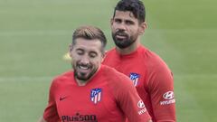 26/08/19
 Entrenamiento  ATLETICO DE MADRID
 HECTOR HERRERA - DIEGO COSTA