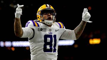 El hijo de Randy Moss reveló que no regresará a LSU para su último año como universitario y buscará hacerse de un lugar en los emparrillados profesionales.