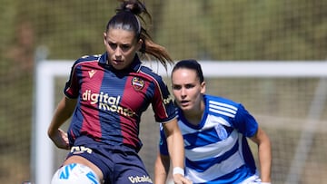 Gonzi, del Levante, controlando un balón en la jornada 1 de Liga F Moeve frente al Granada.