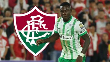 Marino Hinestroza, extremo de Atlético Nacional que interesa a Fluminense