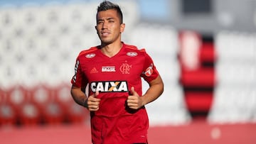 Fernando Uribe, delantero de Flamengo