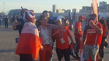 Belleza y color: el lado B del duelo de Chile y Portugal