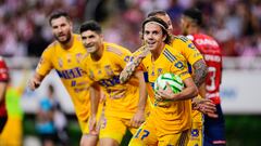 Before the Chivas vs Tigres game even began, there was hostility as people threw rocks at the Tigres van and fans got into a fight outside Akron stadium.