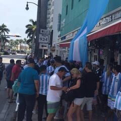 Miami vivió el debut argentino