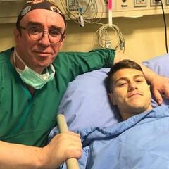 Koutris, operado de la grave lesión en su rodilla izquierda