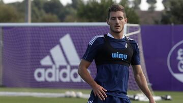 VALLADOLID, 16/09/21. PHOTOGENIC. ENTRENAMIENTO DEL REAL VALLADOLID. KIKE RÍOS.