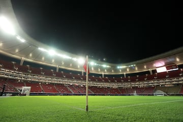 General View during the game Guadalajara vs America, corresponding to first leg match of Semifinals the Torneo Apertura 2023 of the Liga BBVA MX Femenil, at Akron Stadium, on November 16, 2023. 

<br><br>

Vista General durante el partido Guadalajara vs America, correspondiente al partido de ida de Semifinales del Torneo Apertura 2023 de la Liga BBVA MX Femenil, en el Estadio Akron, el día 16 de noviembre de 2023.