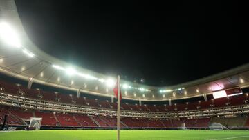 General View during the game Guadalajara vs America, corresponding to first leg match of Semifinals the Torneo Apertura 2023 of the Liga BBVA MX Femenil, at Akron Stadium, on November 16, 2023.
<br><br>
Vista General durante el partido Guadalajara vs America, correspondiente al partido de ida de Semifinales del Torneo Apertura 2023 de la Liga BBVA MX Femenil, en el Estadio Akron, el día 16 de noviembre de 2023.