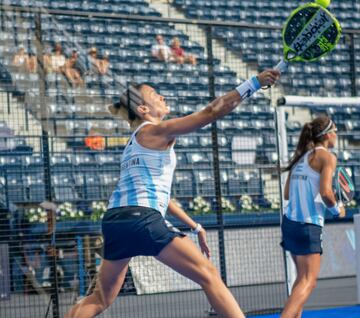 Virginia Riera durante la final del Mundial.