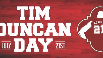 21 de julio: Tim Duncan tendr¨¢ su propio d¨ªa en San Antonio