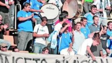 <b>DISCONFORMIDAD. </b>La afición ya ha dejado clara su postura de desacuerdo total con la directiva del club.