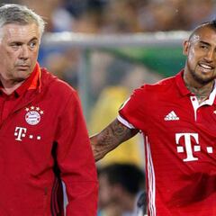 Vidal se queda sin técnico: Ancelotti deja el Bayern Munich