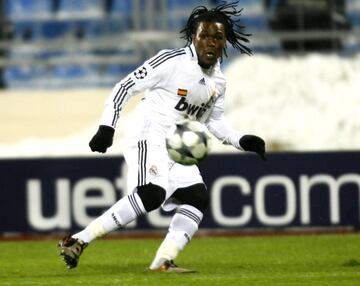 Drenthe pictured during his time at Real Madrid