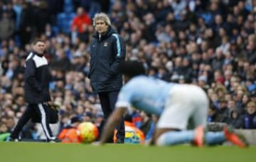 Los hinchas del City homenajean a Pellegrini