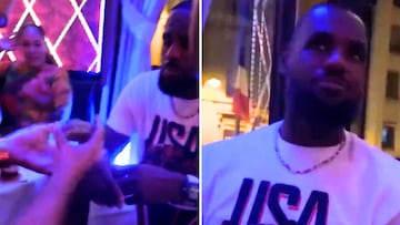 LeBron James left speechless by mind-blowing magic trick at Paris nightclub
