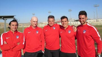 Simeone, Koke, Saúl y Thomas, en la Academia del Beer Sheva