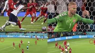 Jugadas polémicas del Inglaterra-Dinamarca.