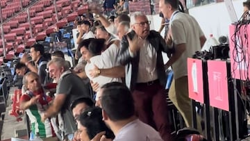 “Ladrones”: el alocado festejo de Palestino en el Nacional y que no se vio en TV