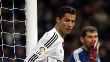 INSACIABLE. Cristiano, el sábado ante el Celta, que le hizo tres goles.