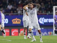 Lucas Abascia of Queretaro during the 15th round match between Mazatlan FC and Queretaro as part of the Liga BBVA MX Varonil, Torneo Clausura 2026 at El Encanto Stadium, on April 17, 2026 in Mazatlan, Sinaloa, Mexico.