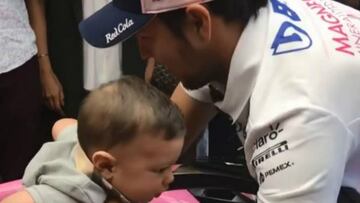 El hijo de &#039;Checo&#039; P&eacute;rez ya subi&oacute; al monoplaza de Force India