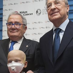 Sabalza y Florentino, juntos contra el cáncer infantil