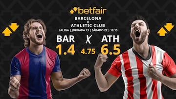 FC Barcelona vs. Athletic Club de Bilbao: horario, dónde ver, pronósticos y clasificación