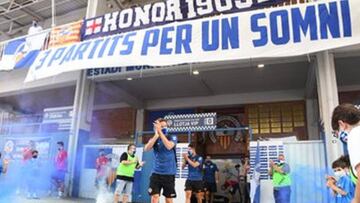 Dos hinchas del Sabadell estarán en el palco ante el Atlético B