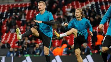 Zidane no deja claro si Kroos y Modric podr¨¢n jugar en Par¨ªs