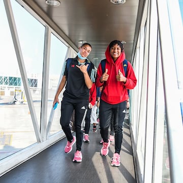 La Selección Colombia ya está en Mumbai para la final ante España.