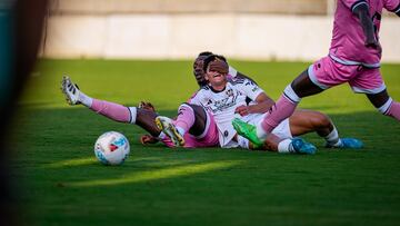 Momento del amistoso de pretemporada entre el Albacete y el Castellón.