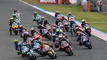 Holgado (27) lideró de principio a fin en Moto2.