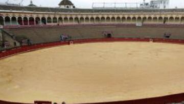 <b>MONUMENTO. </b>La Maestranza no soportaría el peso de una cubierta.