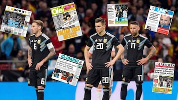 Argentina's press goes ballistic after 6-1 thrashing by Spain