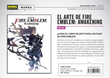 El libro de arte de Fire Emblem Awakening llegará a España; fecha y precio oficial