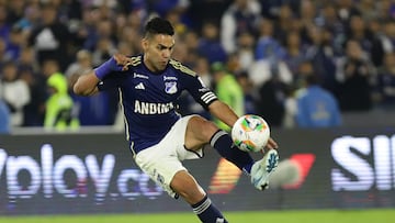 Bogotá. Noviembre 3 de 2024. Millonarios enfrenta a Deportivo Pasto, por la fecha 16 de la Liga BetPlay II 2024, en el estadio Nemecio Camacho El Campin. (Colprensa - Lina Gasca)