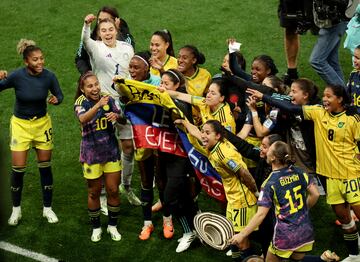 Colombia y Jamaica se enfrentaron por los octavos de final del Mundial Femenino de Australia - Nueva Zelanda 2023 en el AAMI Park de Melbourne.