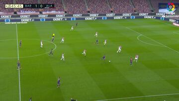 La cogió a 35 metros e hizo esto: así fue el golazo de Messi