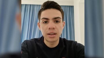 Sergio Higuita antes de su debut en la Tirreno Adriático